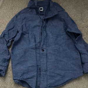 Toddler boys button up